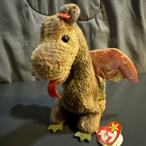 TY Beanie Buddy Scorch the Dragon 1999 - Picture 7 of 13
